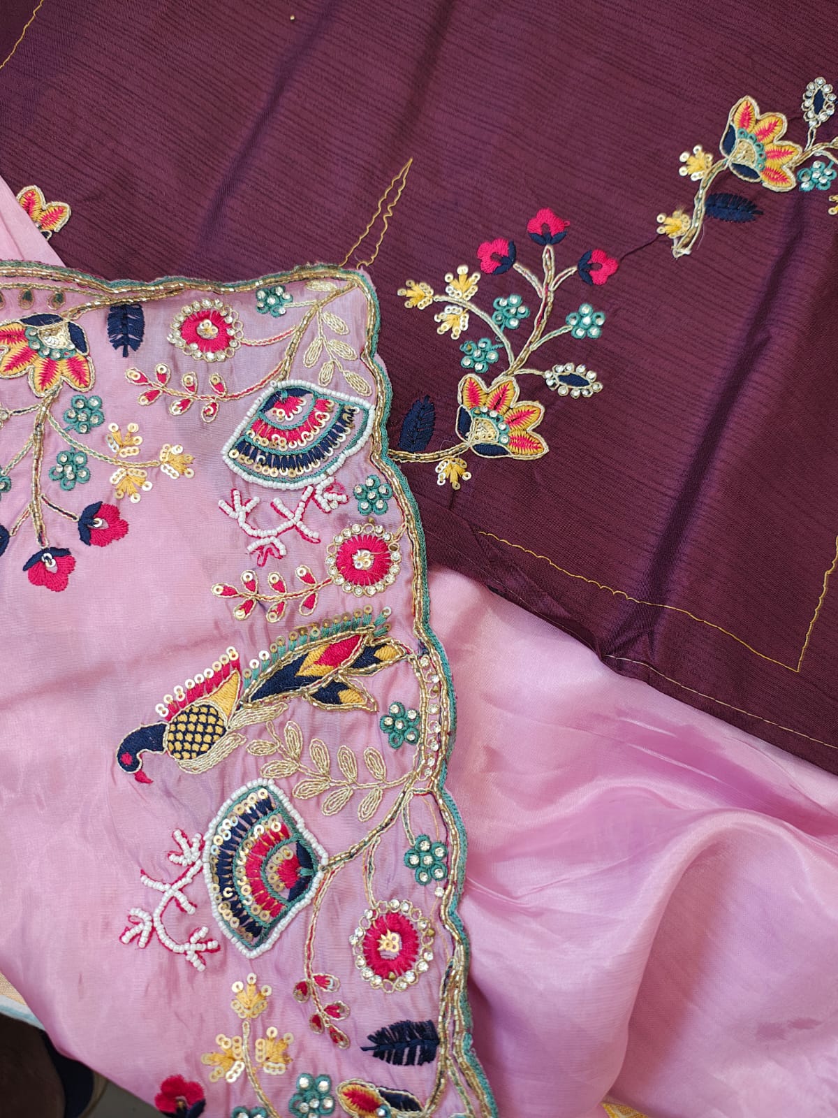 Pastel Lavender Saree
