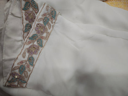 Sharara set with long shrug