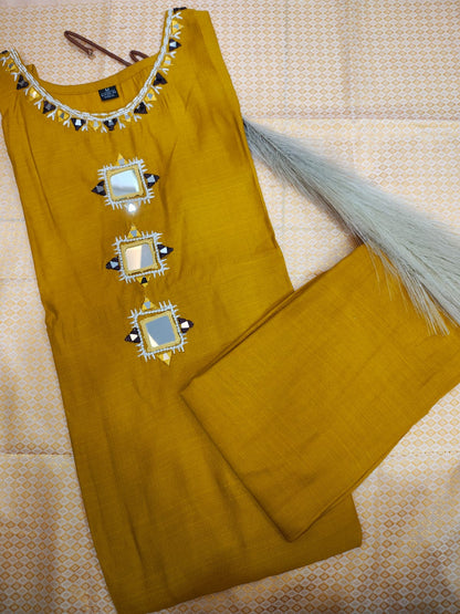 Mustard Yellow Co-ord Set