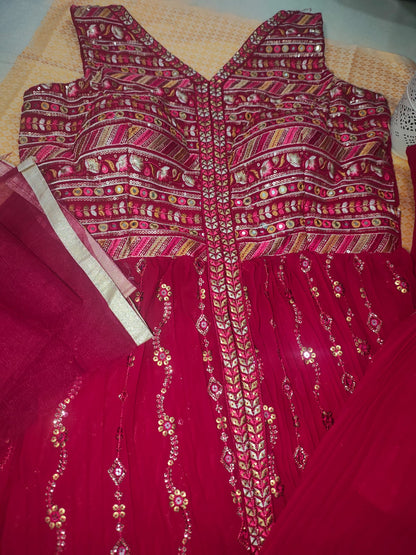 Rani Color Sharara Set