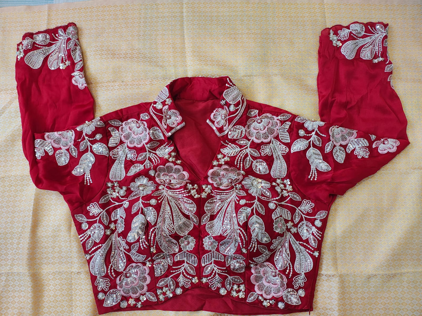 Ready to Wear Silver Zari Saree