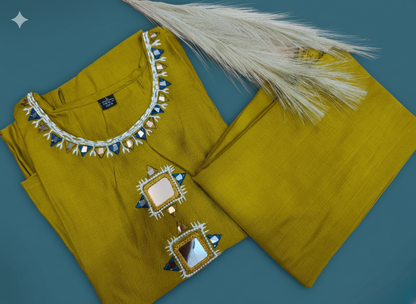 Mustard Yellow Co-ord Set
